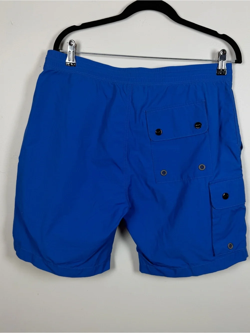 Ralph Lauren RLX Royal Blue Performance Nylon Cotton Cargo Shorts Mens Medium